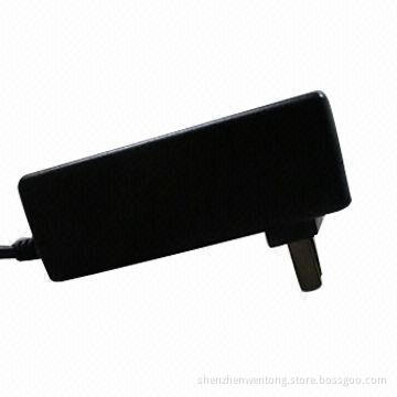 12V/4A Wall Mount Power Supply with CCC Plug, Sized 96.5 x 44.5 x 33.5mm